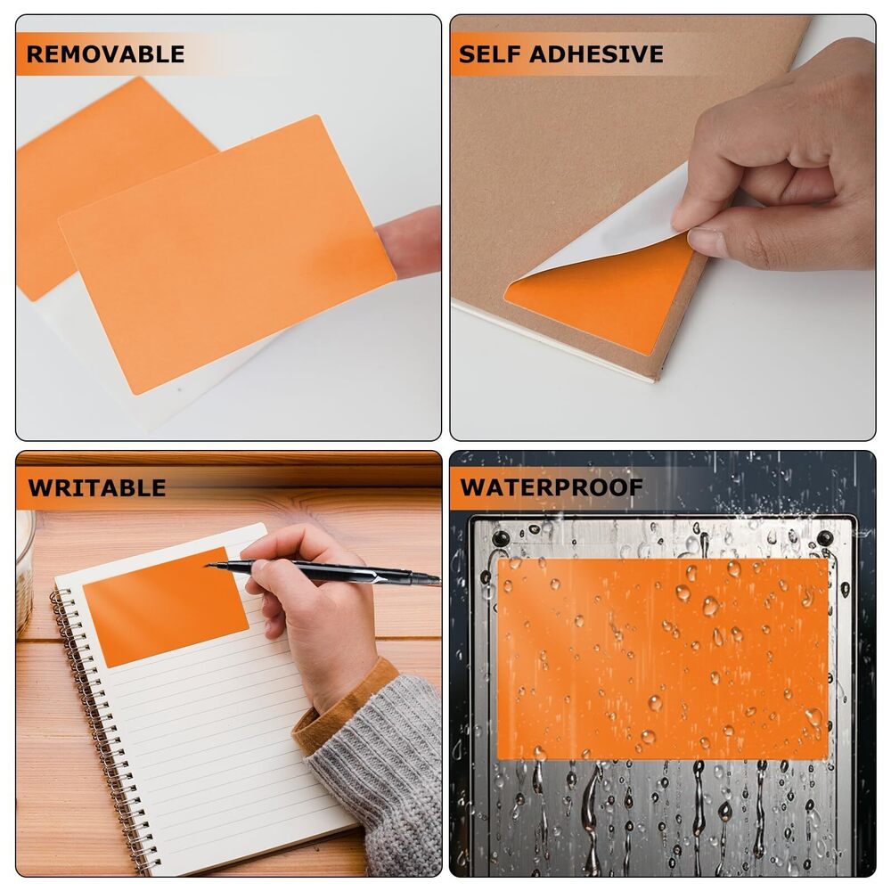3363 Orange Color Coding Labels 3 × 2 Inches Self-Adhesive Rectangle - Picture 6 of 7